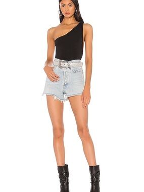 NWT Superdown Sammy One Shoulder Bodysuit